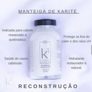 Ampola De Recustrução Capilar Manteiga Karité - 20 ml